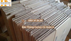Bán Thùng Carton Cũ Quận 6
