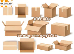 Bán thùng carton đựng đồ sỉ lẻ