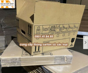 cung cấp thùng carton cũ các loại