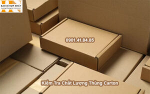 Kiểm Tra Chất Lượng Thùng Carton