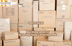 Mua thùng carton cũ