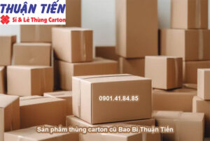 Sản phẩm thùng carton cũ