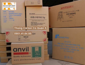Thùng Carton Cũ Quận 5