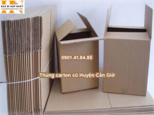 Thùng carton cũ Huyện Cần Giờ