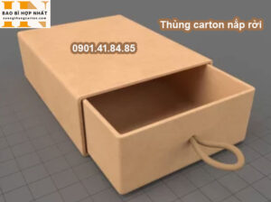Thùng carton nắp rời