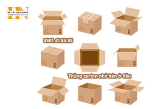 Thùng carton nhỏ bán ở đâu