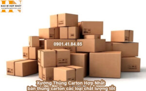 bán thùng carton các loại chất lượng tốt