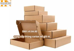 cung cấp thùng carton bế giá rẻ