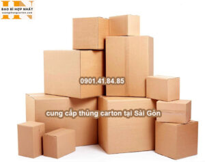 cung cấp thùng carton tại Sài Gòn