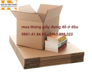 mua thùng giấy đựng đồ ở đâu