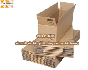 sản xuất và phân phối thùng carton chất lượng
