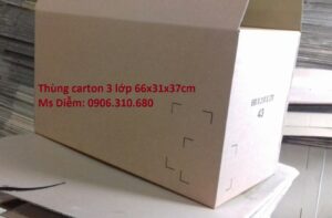 thung carton 66x31x37cm