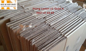 thùng carton cũ Quận 4