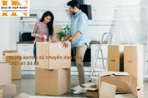 thùng carton cũ chuyển dọn nhà