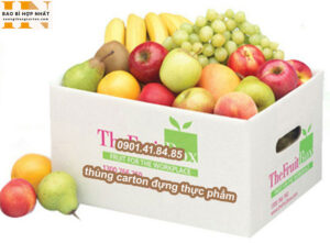 thùng carton đựng thực phẩm
