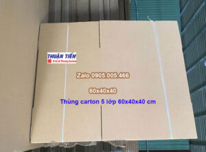Thùng carton 5 lớp 60x40x40 cm