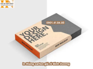 In thùng carton giá rẻ Bình Dương
