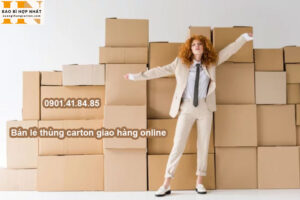 Bán lẻ thùng carton giao hàng online