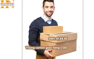 Thùng carton giao hàng COD