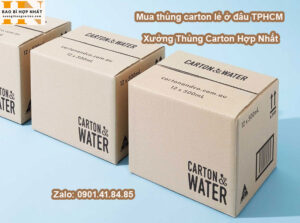 Mua thùng carton lẻ ở đâu TPHCM