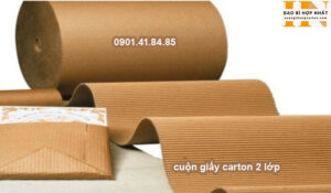 cuộn giấy carton 2 lớp