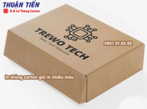 In thùng carton giá rẻ nhiều màu