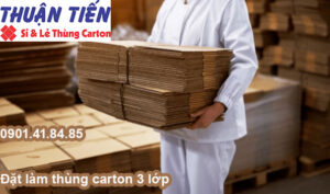 Đặt làm thùng carton 3 lớp