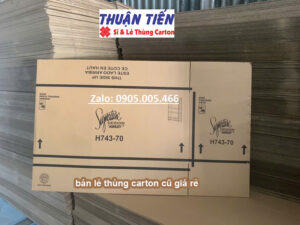 Bán lẻ thùng carton cũ giá rẻ