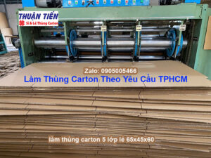 Làm Thùng Carton Theo Yêu Cầu TPHCM