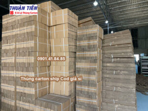 Thùng carton ship Cod giá sỉ