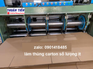Làm hộp carton theo yêu cầu số lượng ít